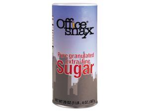 Office Snax 00019CT 20-oz 24 per Carton Reclosable Canister of Sugar Office Snax 00019CT 20-oz 24 per Carton Reclosable Canister of Sugar