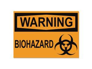 Headline Sign OSHA Safety Signs WARNING BIOHAZARD Orange/Black 10 x 14 5498 Headline Sign OSHA Safety Signs WARNING BIOHAZARD Orange/Black 10 x 14 5498