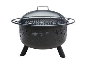 LANDMANN 25142 BS Shooting Stars Fire Pit Blk LANDMANN 25142 BS Shooting Stars Fire Pit Blk