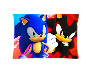 Cartoon Series Sonic the Hedgehog Two Sides Printed Size:20X30 Inch(50% cotton, 50% polyester)Soft Cotton Pillow Covers Decorative Cushion Covers Cartoon Series Sonic the Hedgehog Two Sides Printed Size:20X30 Inch(50% cotton, 50% polyester)Soft Cotton Pillow Covers Decorative Cushion Covers