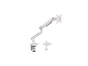 Single Monitor Mount with Articulating Arm [Arctic Edition] |  Supports 17" - 32" Standard Displays | Amer Mounts HYDRA1A