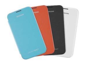 Samsung Galaxy Note 2 Flip Cover Case 4Pack Value Bundle Marble White Li