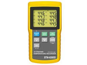 BTM-4208SD 12 Channels Thermometer RECORDER with SD Card BTM4208SD.