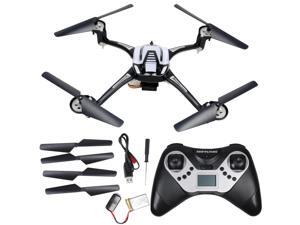 GPTOYS F1 RC Helicopter 2.4GHz RC Helicopter Remote Control Helicopter Quad Copter Gyro 6 Axis LED Flashing Lights Explorers Drone UFO RC Quadcopter 3D Flip with HD 2.0M Pixels Camera & 4G SD Card