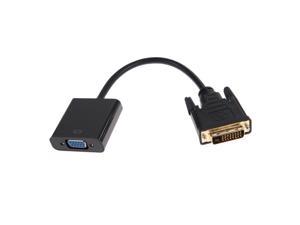 DVI-D 24+1 25pin Male To VGA Female Monitor Cable Adapter VGA DVI Connector For PC Display Card