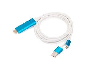 2M 8Pin Lightning to HDMI HDTV Cable Adapter For iPhone 7 7 Plus 6 6S 5 5S iPad