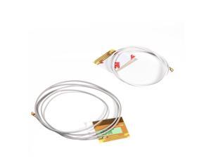 Pair Laptop Wireless Mini PCI PCI-E WIFI Bluetooth Internal Antenna Black Cable