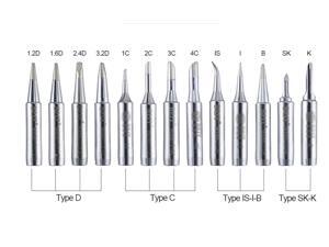 12 Pcs Solder iron tip 900M-T for soldering station soldering environmentally friendly soldering tools soldering tip for Computer Tool Kit Type-D Type-C Type-IS-I-B Type-SK-K 12 Pcs Solder iron tip 900M-T for soldering station soldering environmentally friendly soldering tools soldering tip for Computer Tool Kit Type-D Type-C Type-IS-I-B Type-SK-K