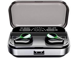 True Wireless Earbuds, NEK X200 Bluetooth 5.0 Earbuds in-Ear TWS Stereo Headphones with Smart LED Display Charging Case IPX7 Waterproof 120H Playtime Built-in Mic with Deep Bass for Sports Work True Wireless Earbuds, NEK X200 Bluetooth 5.0 Earbuds in-Ear TWS Stereo Headphones with Smart LED Display Charging Case IPX7 Waterproof 120H Playtime Built-in Mic with Deep Bass for Sports Work