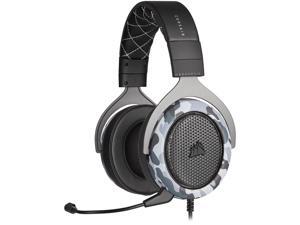 Corsair HS60 Haptic Stereo Gaming Headset with Haptic Bass, Memory Foam Earcups, Removable Microphone, Windows Sonic Compatible, Discord-Certified for PC - Arctic Camo Corsair HS60 Haptic Stereo Gaming Headset with Haptic Bass, Memory Foam Earcups, Removable Microphone, Windows Sonic Compatible, Discord-Certified for PC - Arctic Camo