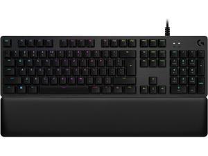 Logitech G513 Lightsync RGB Mechanical Gaming Keyboard, GX Blue Clicky Switches