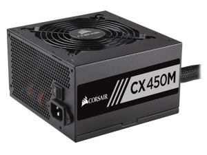 Corsair CX Series 450 Watt 80 Plus Bronze Certified Modular Power Supply CP-9020101-NA Corsair CX Series 450 Watt 80 Plus Bronze Certified Modular Power Supply CP-9020101-NA