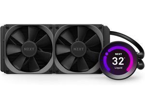 NZXT Kraken Z53 240mm - RL-KRZ53-01 - AIO RGB CPU Liquid Cooler - Customizable LCD Display - Improved Pump - Powered by CAM V4 - RGB Connector - Aer P 120mm Radiator Fans (2 Included)