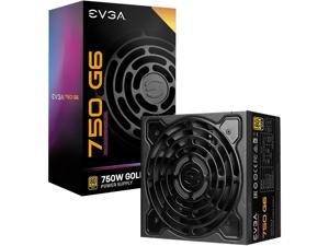 EVGA SuperNOVA 750 G6, 220-G6-0750-X1 80 Plus Gold 750W, Fully Modular, Eco Mode with FDB Fan, Includes Power ON Self Tester, Compact 140mm Size, Power Supply