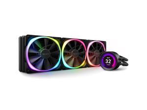 NZXT Kraken Z73 RGB 360mm - RL-KRZ73-R1 - AIO RGB CPU Liquid Cooler - Customizable LCD Display - Improved Pump - Powered by CAM V4 - RGB Connector - AER RGB 2 120mm Radiator Fans (3 Included)