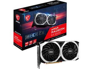 MSI Gaming AMD Radeon RX 6600 128bit 8GB GDDR6 DPHDMI Dual Torx Fans FreeSync DirectX 12 VR Ready Graphics Card RX 6600 MECH 2X 8G