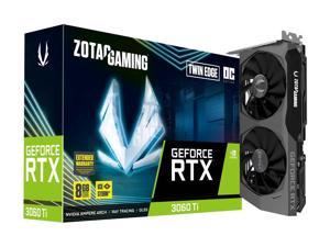 ZOTAC GAMING GeForce RTX 3070 Twin Edge OC 8GB GDDR6 256-bit 14 Gbps PCIE  4.0 Gaming Graphics Card, IceStorm 2.0 Advanced Cooling, White LED Logo 
