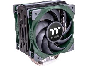 Thermaltake TOUGHAIR 510 180W TDP Racing Green Edition CPU Cooler, Dual 120mm 2000RPM High Static Pressure PWM Fan with High Performance Copper Heat Pipes ,CL-P075-AL12RG-A