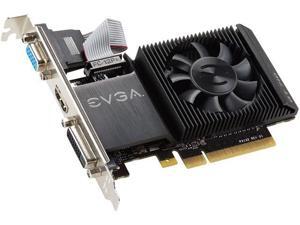EVGA GeForce GT 710 DirectX 12 01G-P3-2711-KR 1GB 64-Bit DDR3 PCI Express 2.0 Low Profile Video Card EVGA GeForce GT 710 DirectX 12 01G-P3-2711-KR 1GB 64-Bit DDR3 PCI Express 2.0 Low Profile Video Card