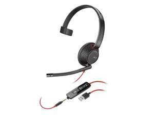 Plantronics Blackwire 5210, Monaural, USB-A Headset (207577-01)