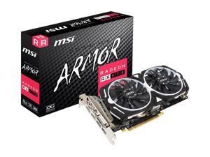 MSI Radeon RX 570 DirectX 12 RX 570 ARMOR 8G OC 8GB 256-Bit GDDR5 PCI Express x16 HDCP Ready CrossFireX Support ATX Video Card MSI Radeon RX 570 DirectX 12 RX 570 ARMOR 8G OC 8GB 256-Bit GDDR5 PCI Express x16 HDCP Ready CrossFireX Support ATX Video Card