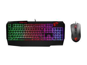 MSI Vigor GK40 Combo US Backlit RGB Dedicated Hotkeys Anti-Ghosting Mechanical Feel Gaming Keyboard & Mouse MSI Vigor GK40 Combo US Backlit RGB Dedicated Hotkeys Anti-Ghosting Mechanical Feel Gaming Keyboard & Mouse