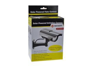 Indoor Outdoor Solar Powered Fake Dummy Security Camera with LED Light Waterproof CCTV Camera wholesale Indoor Outdoor Solar Powered Fake Dummy Security Camera with LED Light Waterproof CCTV Camera wholesale
