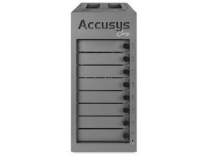 Accusys - ExaSAN Carry 128TB, 8 Bay RAID Storage, Portable Thunderbolt 3 + PCIe 3.0 Storage, For Post-production or Onset Shuttle, World Most Compact for Easy Travel, SAN Ready for Multi Users