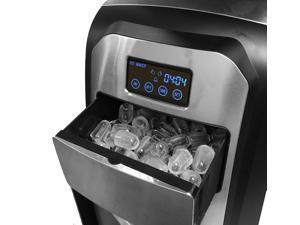 Touch Screen Stainless Steel Countertop Portable Ice Maker Great for Home Office Boat RV Ice Cube Machine Touch Screen Stainless Steel Countertop Portable Ice Maker Great for Home Office Boat RV Ice Cube Machine