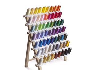 Simthread 63 Brother Colors Polyester Embroidery Machine Thread Kit 40 Weight for Brother Babylock Janome Singer Pfaff Husqvarna Bernina Embroidery and Sewing Machines 550Y Simthread 63 Brother Colors Polyester Embroidery Machine Thread Kit 40 Weight for Brother Babylock Janome Singer Pfaff Husqvarna Bernina Embroidery and Sewing Machines 550Y