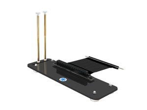 Magnetic Standoff Vertical Kickstand Base with a High Speed PCI-E Extension Cable, for PCI- E 3.0 16X Graphics Card, Idea for DIY ATX Case Magnetic Standoff Vertical Kickstand Base with a High Speed PCI-E Extension Cable, for PCI- E 3.0 16X Graphics Card, Idea for DIY ATX Case