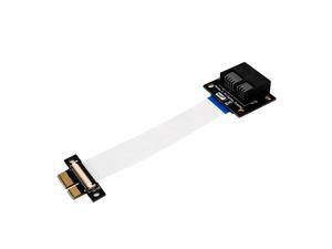 PCI-e Express 36 pin 1X Extender Adapter with 2 Extension FPC Cables, Gold-plated Connector, Horizonal Installation PCI-e Express 36 pin 1X Extender Adapter with 2 Extension FPC Cables, Gold-plated Connector, Horizonal Installation