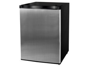 Stainless Steel Front 2.1 cu.ft. Compact Upright Freezer with Adjustable Temperature Control, for Home Apartment Office Garage