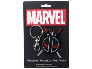 Key Chain - Marvel - Deadpool Logo Bendable New Toys Licensed krb-4602 Key Chain - Marvel - Deadpool Logo Bendable New Toys Licensed krb-4602
