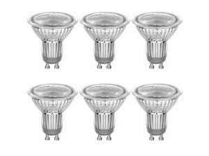 MR16 GU10 LED Light Bulb 7 Watt Equal 50W Dimmable 450 Lumen Warm White 6 Pack 