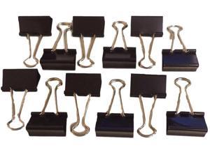 Legacy LGY 60413 Medium Binder Clips Size 1-1/4" Nickel Plated Arms 12 Count Legacy LGY 60413 Medium Binder Clips Size 1-1/4" Nickel Plated Arms 12 Count