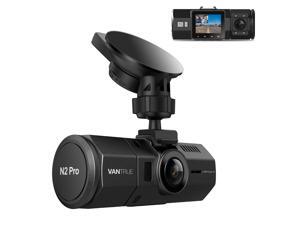 Dual Dash Cam, Dash Cam 2K Front and 1080P Cabin Dash Camera, 2.5K  2560x1440P@60fps Single Front, Dual Sensor, Infrared Night Vision, App  Control