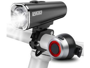 USB Rechargeable Bike Headlight Bicycle Taillight Light kit, 500 Lumens Powerful Brighter LED Bike Lights, Universal Portable & Adjutable, Doubles as Flashlight, IPX-5 Waterproof, Safety Flashlight USB Rechargeable Bike Headlight Bicycle Taillight Light kit, 500 Lumens Powerful Brighter LED Bike Lights, Universal Portable & Adjutable, Doubles as Flashlight, IPX-5 Waterproof, Safety Flashlight