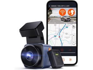Vantrue E1-G 2.5K WiFi GPS Mini Dash Cam 1944P Voice Control 1.54" LCD Car Dash Camera with APP, Night Vision, 24 Hours Buffered Parking Mode, Super Capacitor, Wireless Controller, Support 512GB Max