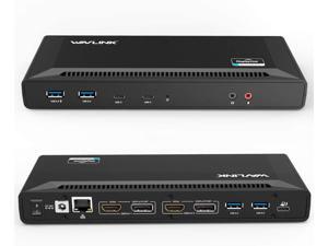 WAVLINK USB-C Dual 4K Universal Docking Station with power delivery UG69PD2 (2x DisplayPort, 2x HDMI, 4x USB-A 3.0, 2x Type-C, 1x RJ45) WAVLINK USB-C Dual 4K Universal Docking Station with power delivery UG69PD2 (2x DisplayPort, 2x HDMI, 4x USB-A 3.0, 2x Type-C, 1x RJ45)