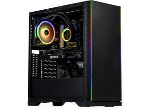 Velztorm Noctix Gaming & Entertainment Desktop PC Black (AMD Ryzen 5 5600X 6-Core, 16GB RAM, 2TB SATA SSD, NVIDIA GeForce RTX 3090, Wifi, Bluetooth, 6xUSB 3.1, 2xUSB 3.0, 1xHDMI, Win 10 Home)