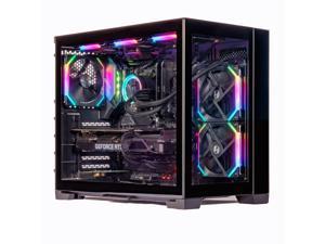 Velztorm Galax CTO SFF Gaming Desktop PC Liquid-Cooled (AMD Ryzen 7 - 5800X 8-Core, NVIDIA RTX 3070 8GB, 32GB DDR4, 1TB PCIe SSD + 3TB HDD (3.5), WiFi-N, RGB Fans, 750W PSU, Black, Win 10 Pro)