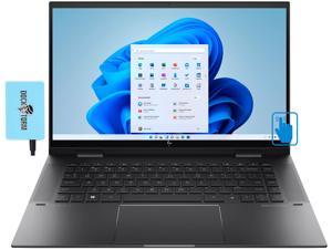 HP ENVY x360 15 Home & Business 2-in-1 Laptop (AMD Ryzen 7 5700U 8-Core, 8GB RAM, 256GB SSD, 15.6" Touch  Full HD (1920x1080), AMD Radeon, Active Pen, Fingerprint, Wifi, Win 11 Home) with Hub