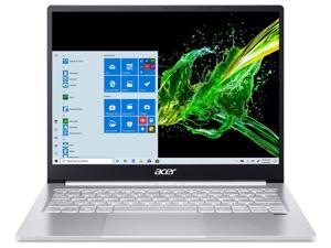 Acer Swift 3 SF313 Laptop Silver Intel i51035G4 4Core 135 2256x1504 8GB RAM 512GB PCIe SSD Intel Iris Plus Webcam Wifi Bluetooth Backlit KB Fingerprint USB 31 HDMI Win 10 Pro