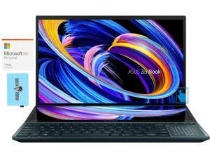 ASUS ZenBook Pro Duo 15 Gaming  Business Laptop Intel i911900H 8Core 156 60Hz Touch Full HD 1920x1080 NVIDIA RTX 3060 32GB RAM 1TB SSD Win 11 Pro with Microsoft 365 Personal  Hub