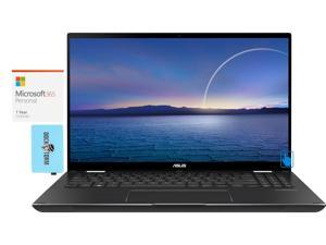 ASUS ZenBook Flip 15  Home & Entertainment 2-in-1 Laptop (Intel i7-1165G7 4-Core, 15.6" 60Hz Touch Full HD (1920x1080), NVIDIA GTX 1650 [Max-Q], Win 11 Pro) with Microsoft 365 Personal , Hub