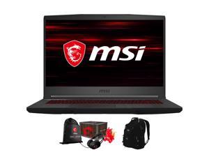 MSI GF63 Thin Gaming & Entertainment Laptop (Intel i5-10500H 6-Core, 15.6" 144Hz Full HD (1920x1080), Nvidia RTX 3050, 16GB RAM, Win 10 Home) with Loot Box , Travel & Work Backpack