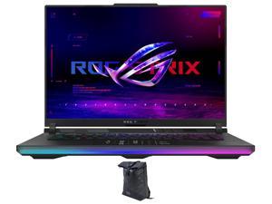 ASUS ROG Strix SCAR 16 G634 Gaming & Entertainment Laptop (Intel i9-13980HX 24-Core, 16.0" 240Hz 2K Quad HD (2560x1440), GeForce RTX 4080, 32GB DDR5 4800MHz RAM, Win 11 Pro) with Voyager Backpack