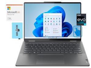 Lenovo Yoga 7i Home  Entertainment 2in1 Laptop Intel i51335U 10Core 140 60 Hz Touch 2240x1400 Intel Iris Xe Win 11 Home with Microsoft 365 Personal  Dockztorm Hub