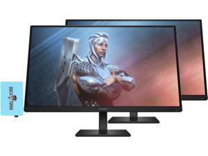 HP OMEN HDR Monitor 780F9AAABA Bundle with Docztorm Dock 27 FHD IPS 1920x1080 165 Hz Display 2 HDMI 20 1 DisplayPort 14 AMD FreeSync Ideal for Gaming Black 2023 Latest Model 2 Pack